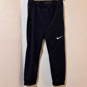 Nike Kids Black Sweatpants with White Logo XL